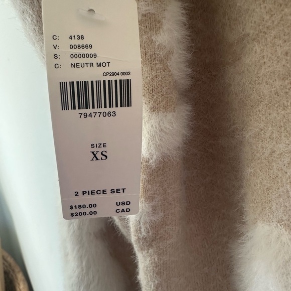 Anthropologie Floral Sweater Skirt Set 🌼 NWT Size XS - Picture 7 of 10